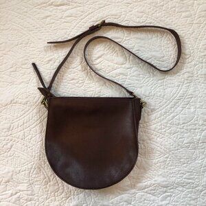 Madewell Transport Saddle Bag Burgundy